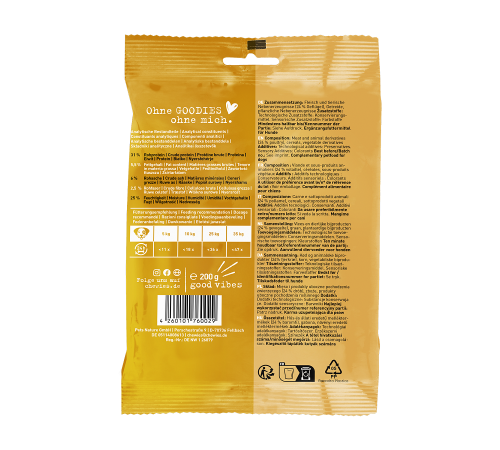 Ласощі для собак - Chewies Goodies Maxi mit Geflügel 200 g