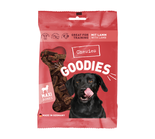 Лакомство для собак - Chewies Goodies Maxi mit Lamm 200 g