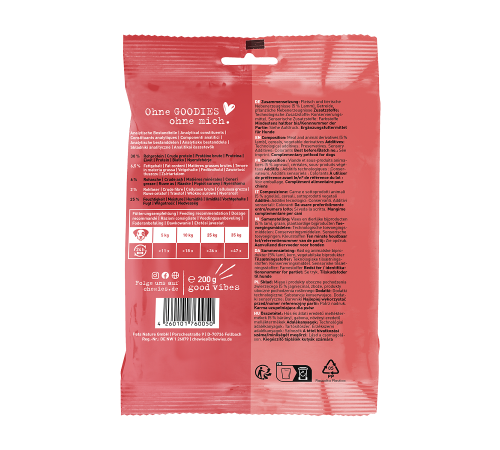 Лакомство для собак - Chewies Goodies Maxi mit Lamm 200 g