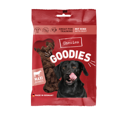 Лакомство для собак - Chewies Goodies Maxi mit Rind 200 g