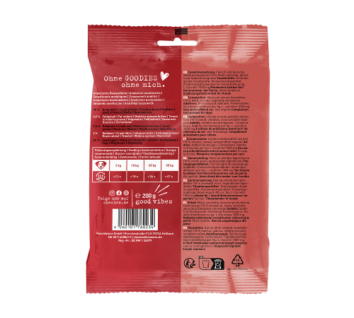 Лакомство для собак - Chewies Goodies Maxi mit Rind 200 g