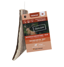 Chewies Rothirsch-Geweihstange halb M