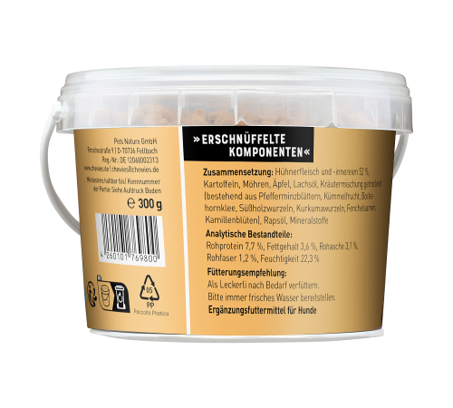 Ласощі для собак - Chewies Trainings-Happen Huhn 300 g