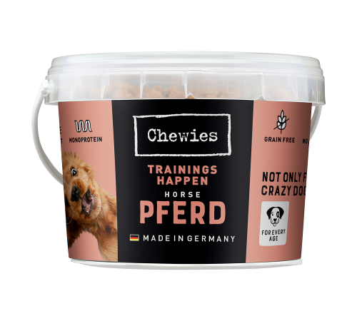 Ласощі для собак - Chewies Trainings-Happen Pferd 300 g