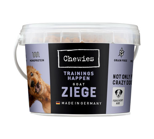 Лакомство для собак - Chewies Trainings-Happen Ziege 300 g