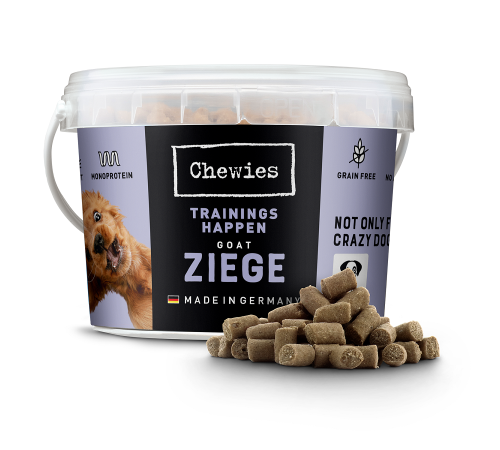 Лакомство для собак - Chewies Trainings-Happen Ziege 300 g