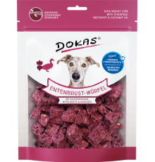 Dokas Dog Snack Entenbrust-Würfel mit Kichererbsen, Rote Beete & Kokosöl 150 g