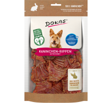 Dokas Dog Snack Kaninchen-Rippen 100 g