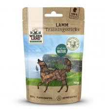 Wildes Land Trainingssticks Lamm 70 g