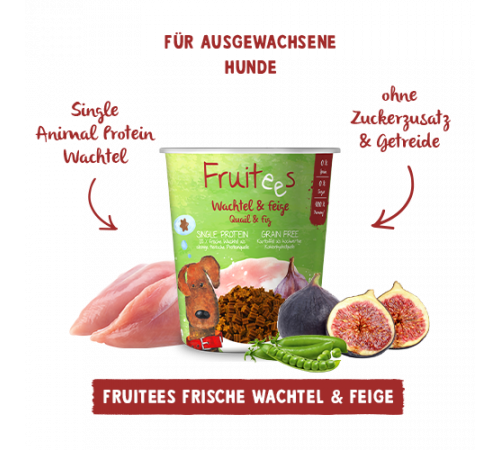 bosch Fruitees Hundesnack Wachtel & Feige 200 g