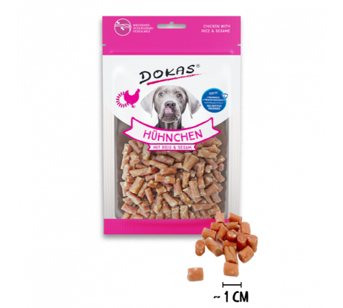 Dokas Dog Snack Hühnchen mit Reis und Sesam 70 g