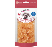 Dokas Dog Snack Mini Steaks Hühnerbrust 50 g