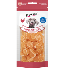 Dokas Dog Snack Mini Steaks Hühnerbrust 50 g