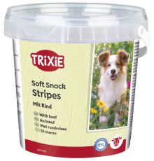 Trixie Soft Snack Stripes mit Rind 500 g Eimer