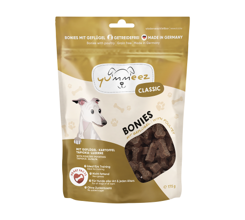 Hundesnack - Yummeez CLASSIC BONIES Geflügel 175 g