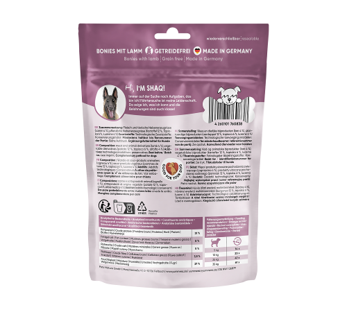 Ласощі для собак - Yummeez CLASSIC BONIES Lamm 175 g