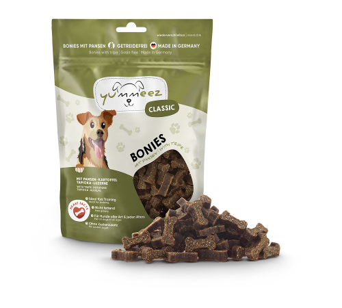 Hundesnack - Yummeez CLASSIC BONIES Pansen 175 g
