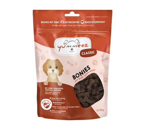 Hundesnack - Yummeez CLASSIC BONIES Rind 175 g