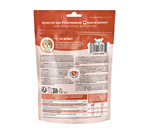 Hundesnack - Yummeez CLASSIC BONIES Rind 175 g
