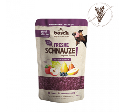 bosch Freshe Schnauze Topping fruchtiger Obstgarten 200 g