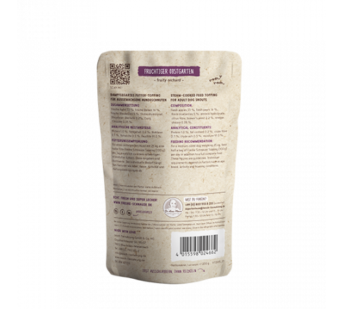 bosch Freshe Schnauze Topping fruchtiger Obstgarten 200 g