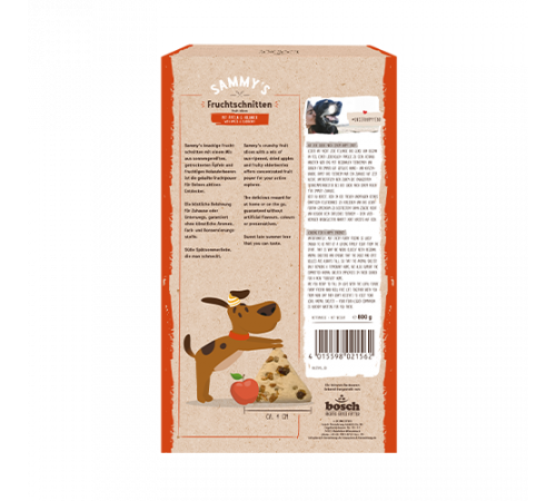 bosch Hundesnacks Sammy's Fruchtschnitten 800 g