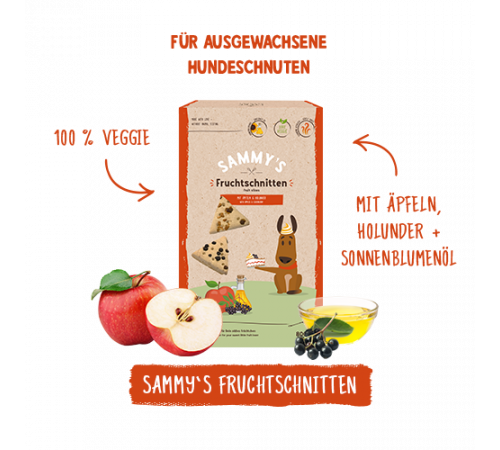 bosch Hundesnacks Sammy's Fruchtschnitten 800 g