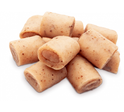 Dokas Dog Snack Hühnchen-Rolle mit Rind 10 g
