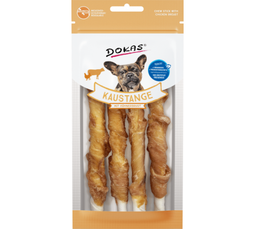 Dokas Dog Snack Kaustange mit Hühnerbrust 50 g