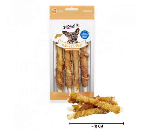 Dokas Dog Snack Kaustange mit Hühnerbrust 50 g