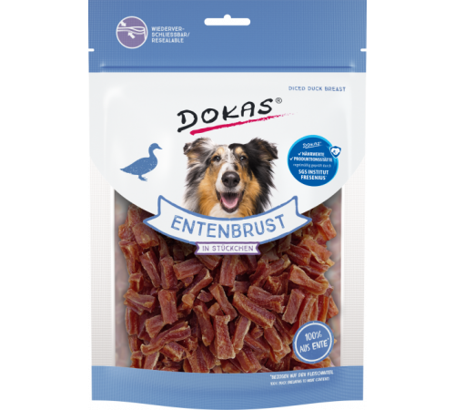 Dokas Dog Snack Entenbrust in Stückchen 200 g