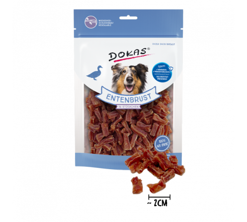 Dokas Dog Snack Entenbrust in Stückchen 200 g