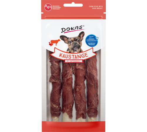 Dokas Dog Snack Kaustange mit Entenbrust 50 g