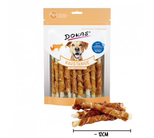 Dokas Dog Snack Kaustange mit Hühnerbrust 200 g