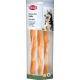 Trixie Denta Fun Chicken Chewing Rolls - 28 cm / 3 Stück