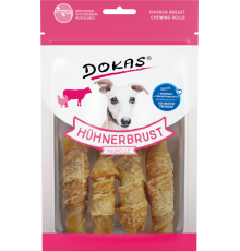 Dokas Dog Snack Hühnerbrust Kaurolle 90 g