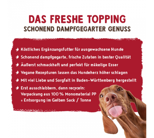 bosch Freshe Schnauze Topping erdig rotes Ackergemüse 200 g