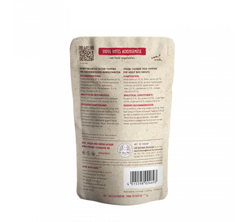 bosch Freshe Schnauze Topping erdig rotes Ackergemüse 200 g