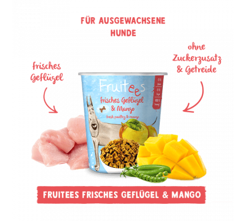 bosch Fruitees Hundesnack Geflügel & Mango 200 g