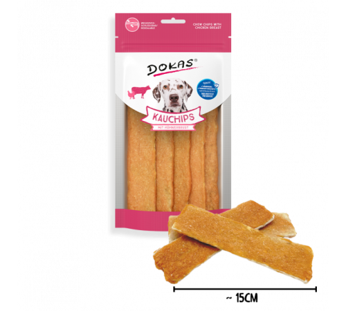 Dokas Dog Snack Kauchips mit Hühnerbrust 175 g