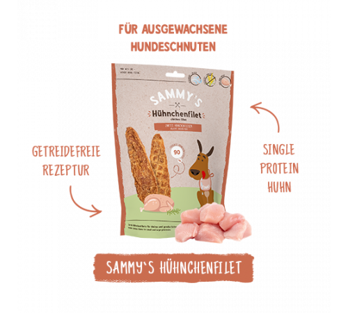 bosch Hundesnacks Sammy’s Hühnchenfilet 190 g