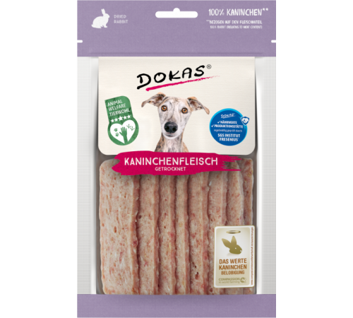 Dokas Dog Snack Kaninchenfleisch getrocknet 70 g