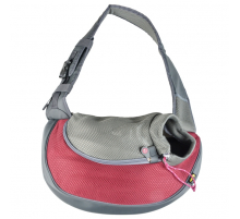 EBI Fronttasche Sarah Crazy Paws - Bordeaux - S - 25x15,5x43cm - max. 3kg
