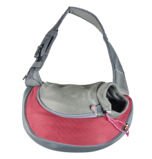 EBI Fronttasche Sarah Crazy Paws - Bordeaux - M - 34x19x47,5cm - max. 5kg