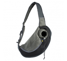 EBI Fronttasche Sarah Crazy Paws - Schwarz - S - 25x15,5x43cm - max. 3kg