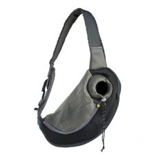 EBI Fronttasche Sarah Crazy Paws - Schwarz - S - 25x15,5x43cm - max. 3kg