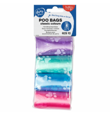Duvoplus Hundekotbeutel classic colour 4 x 20 Stück - Pfoten