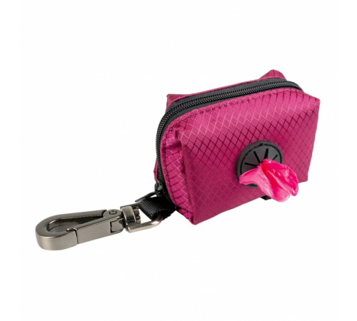 Poopidog Hundekotbeutelspender Nylon - violett
