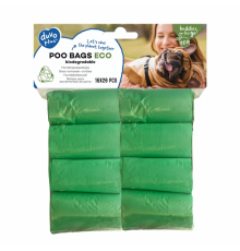 Duvoplus Hundekotbeutel eco - grün - 16 x 20 Stück