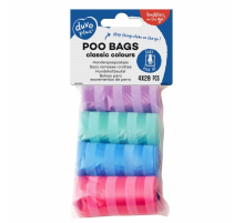 Duvoplus Hundekotbeutel classic colour 4 x 20 Stück - Streifen